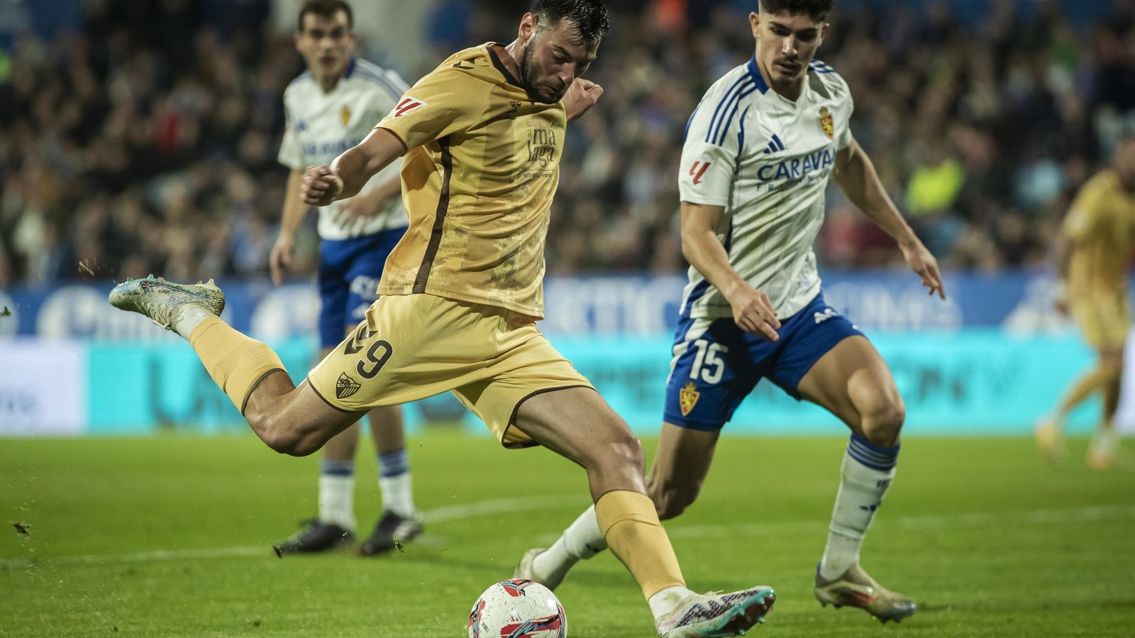 El Zaragoza-Málaga CF, en fotos