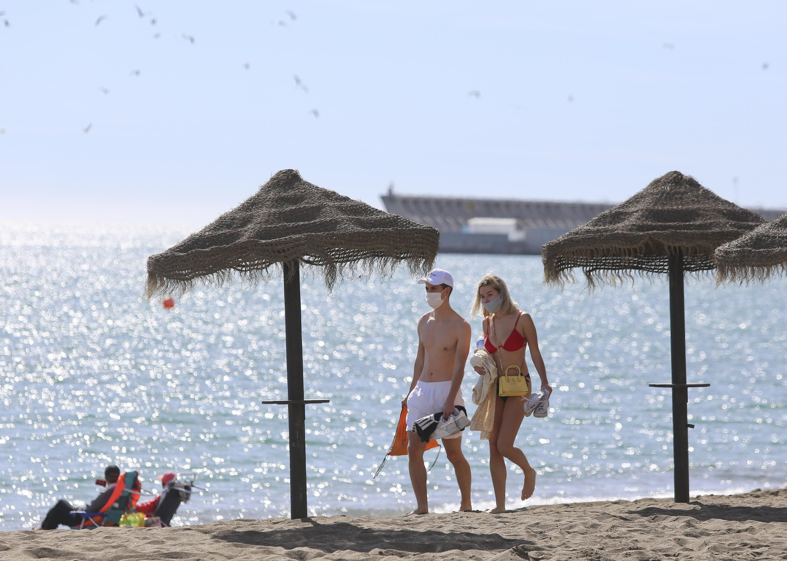 Fotos: Día de calor y playa en Málaga en pleno febrero