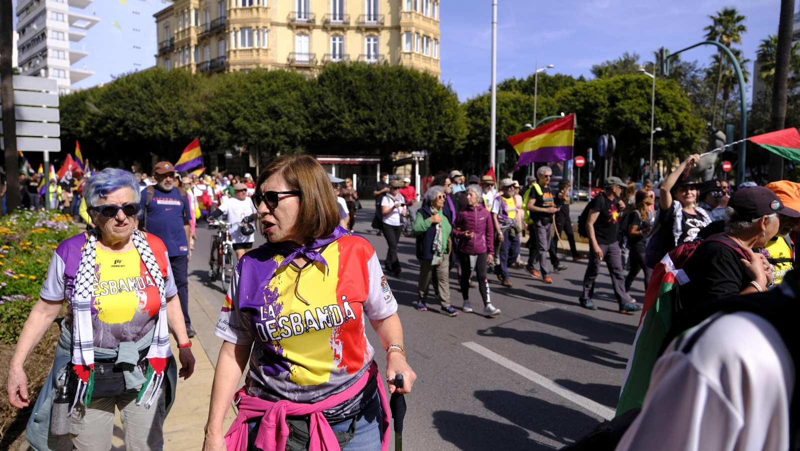 La Marcha de la Desbandá, en imágenes