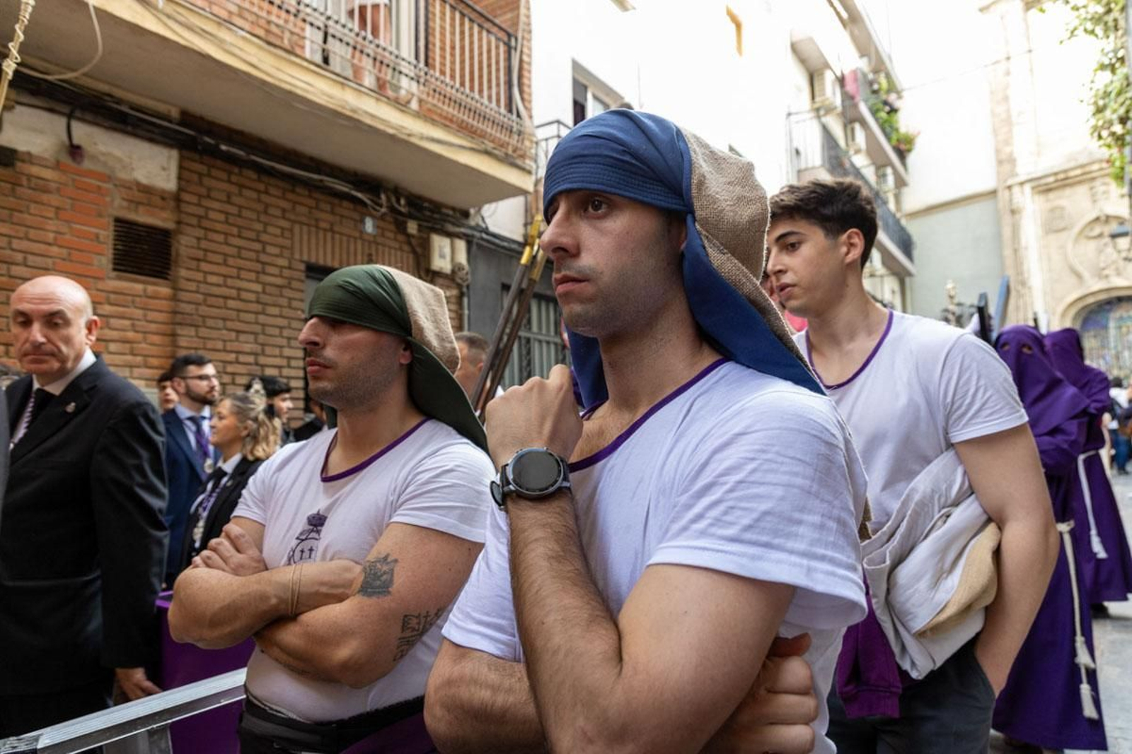 Los jiennenses arropan a las tres cofradías de la tarde en un Domingo de Ramos más caluroso de lo esperado (I)