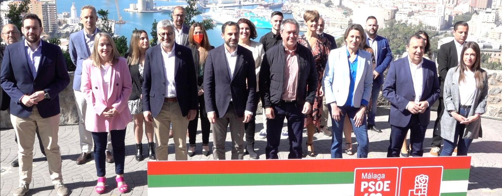 Candidatura del PSOE en Málaga.