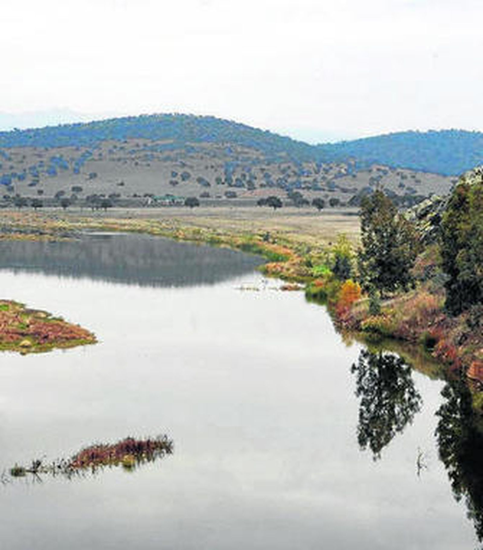 El río Zújar, en el término de Belalcázar.