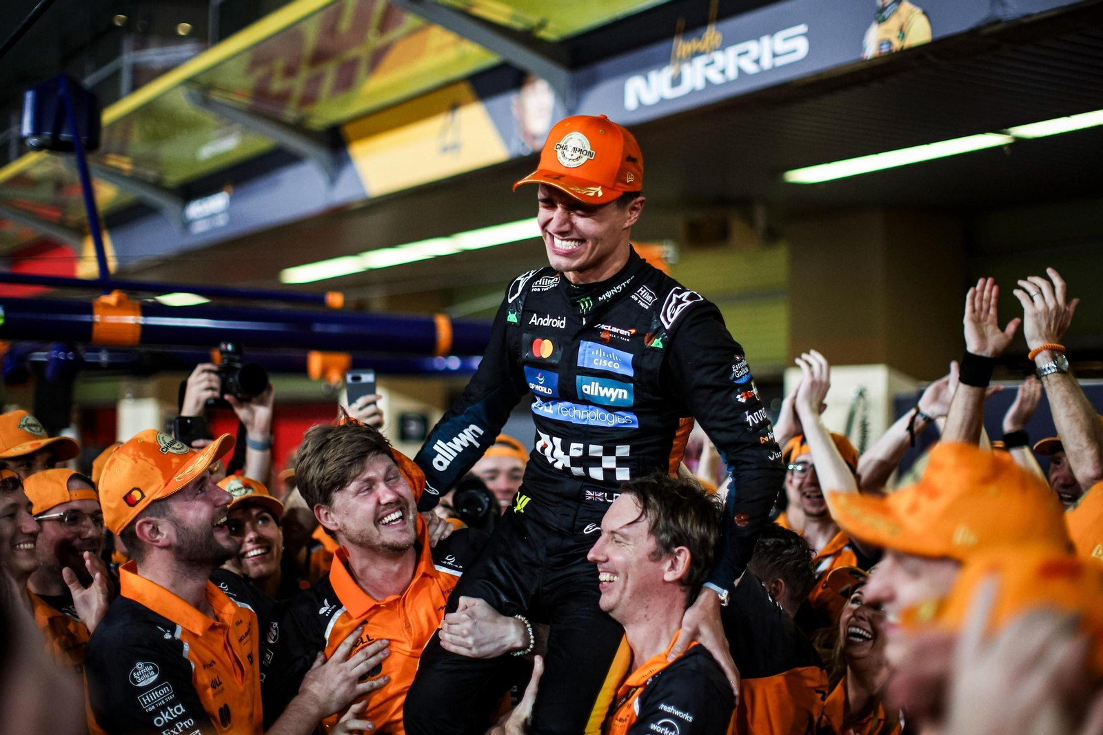 Las fotos del título mundial de Lando Norris en la Fórmula 1