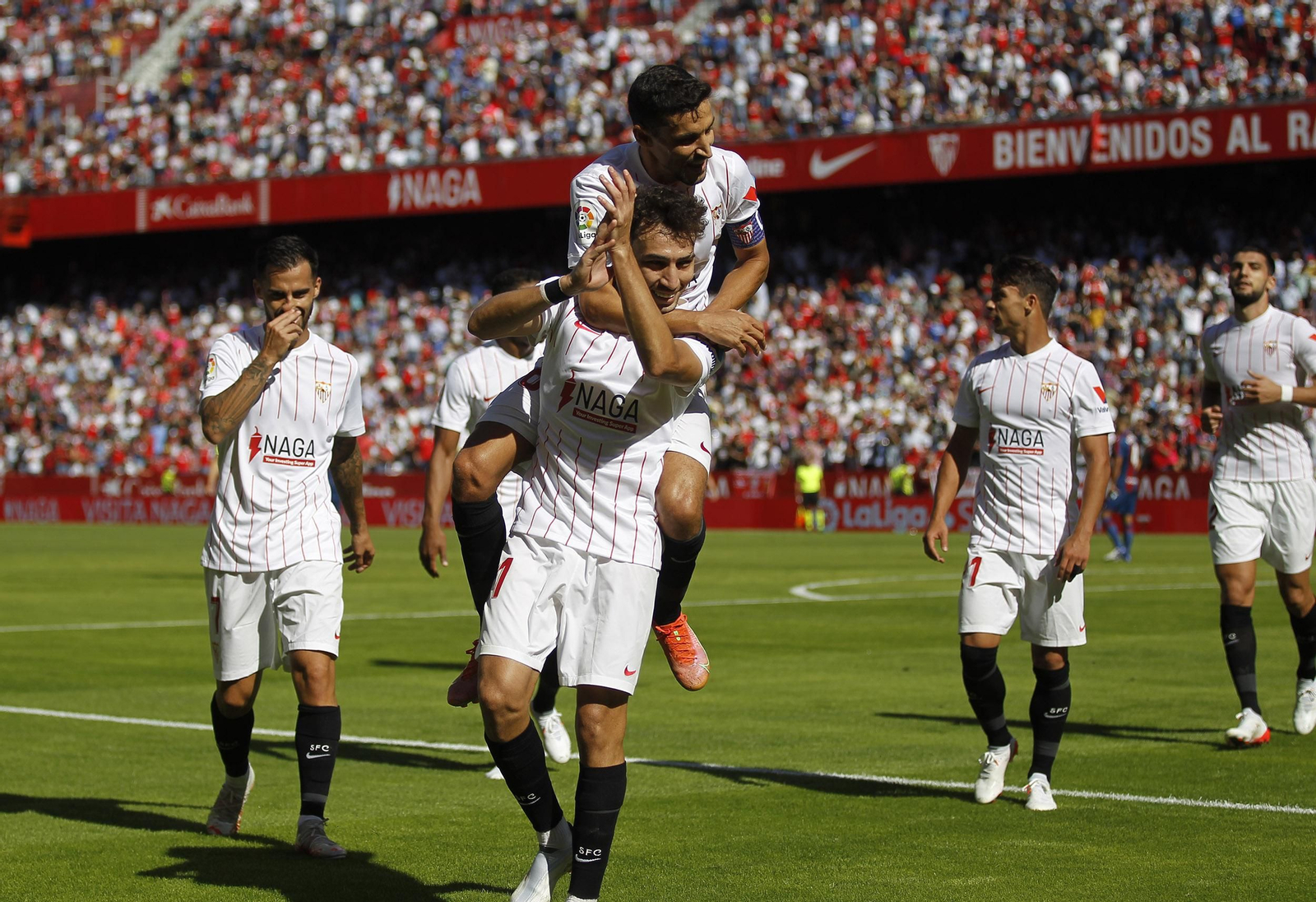 Las imágenes del Sevilla-Levante