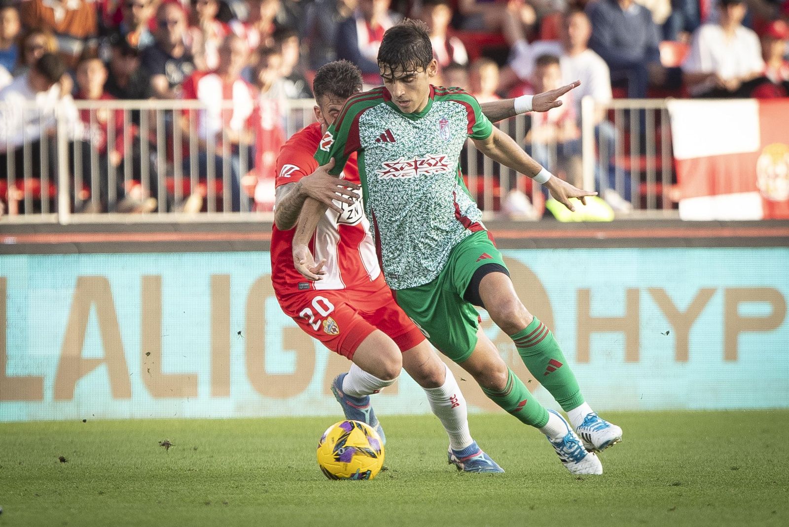 Ataque del Granada en el partido anterior