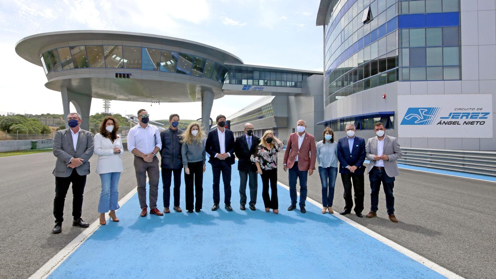 Presentación del G.P. de España en el Circuito de Jerez - Ángel Nieto