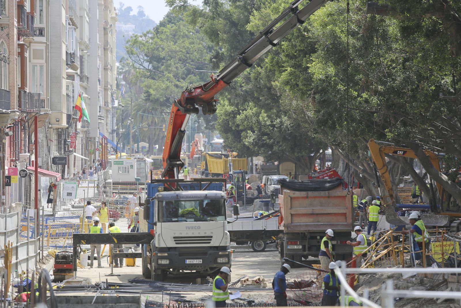 Las fotos de la reurbanización de la Alameda de Málaga