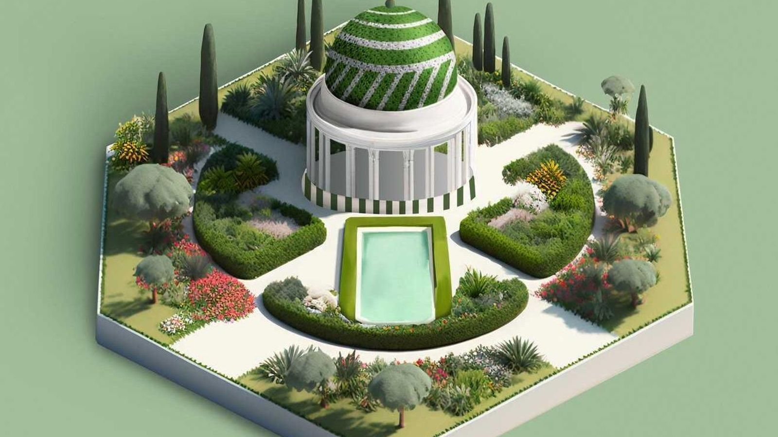 El mirador del Jardín Botánico-Histórico La Concepción. El mirador del Jardín Botánico-Histórico La Concepción.