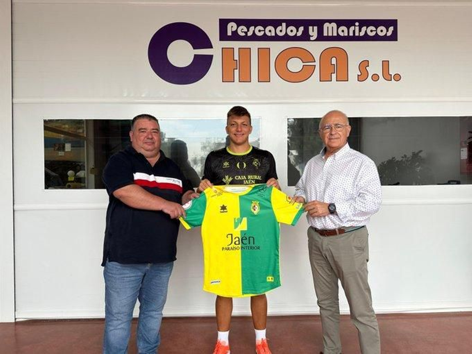 Cristian Rubio, junto a Germán Aguayo y José María Chica.