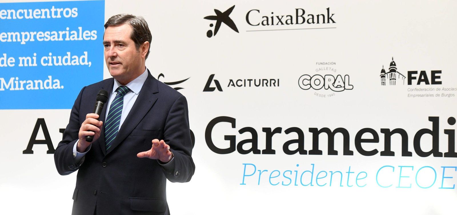 Antonio Garamendi, presidente de la CEOE