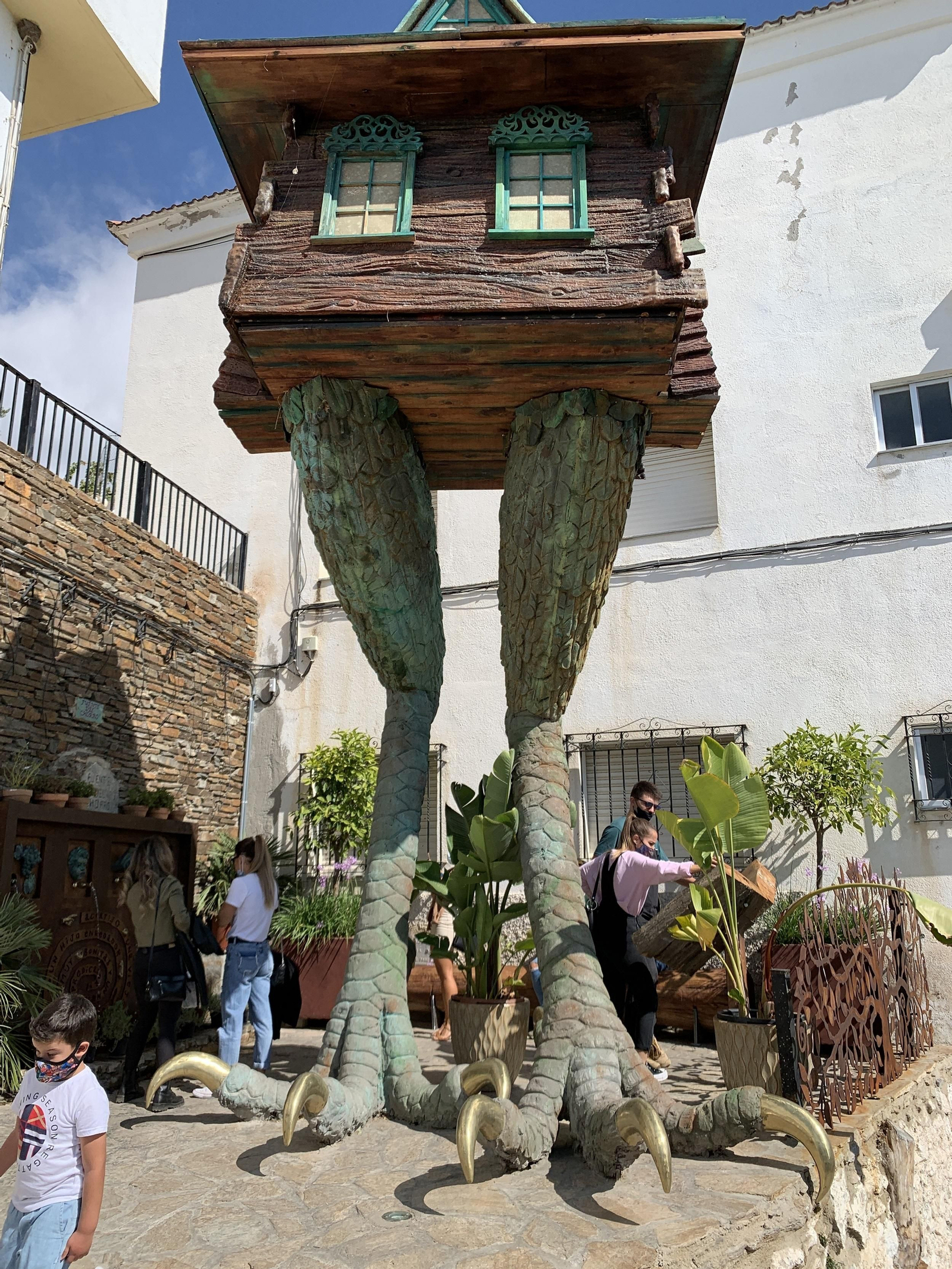 Casa de la bruja Baba Yaga.