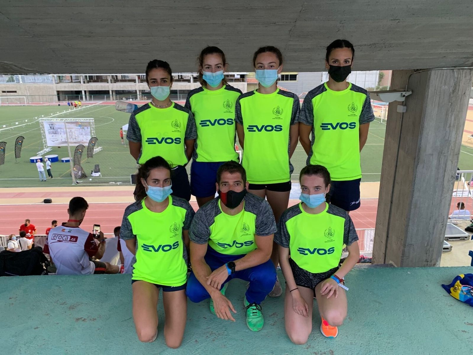 Los atletas del Bahía que compiten este jueves en Huelva