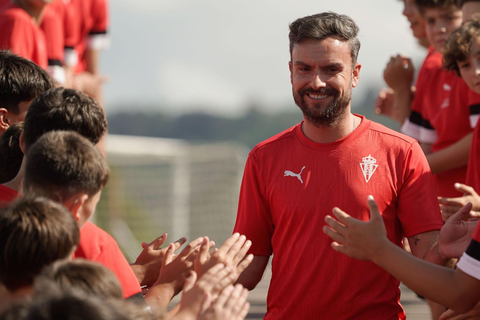 Rubén Albés en un entrenamiento