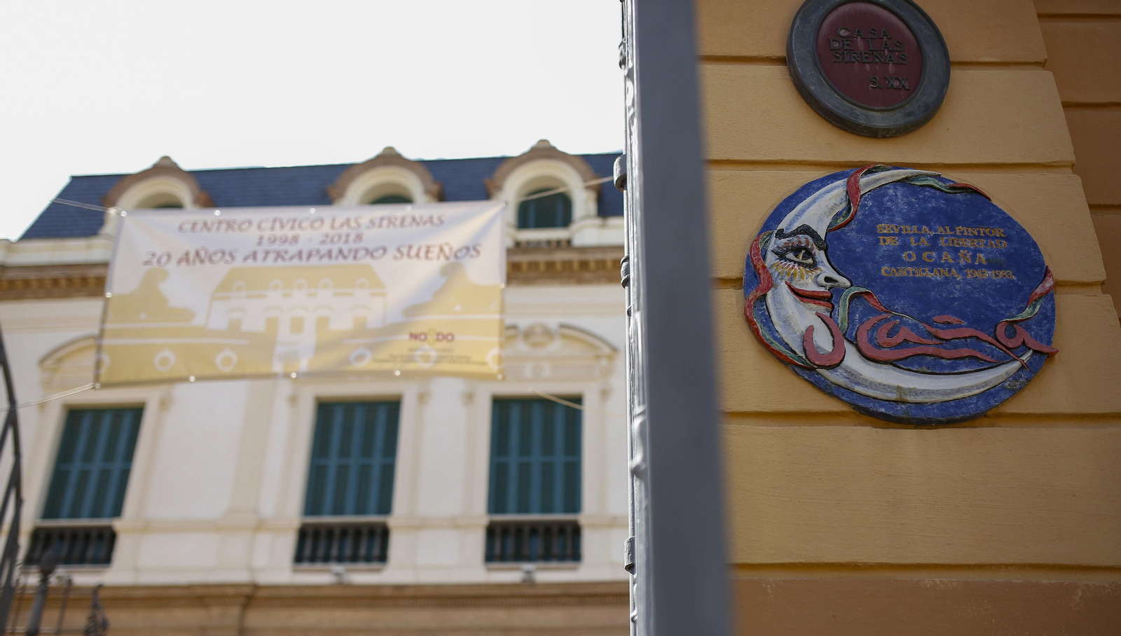 Homenaje a Ocaña en la Casa de las Sirenas de la Alameda de Hércules.