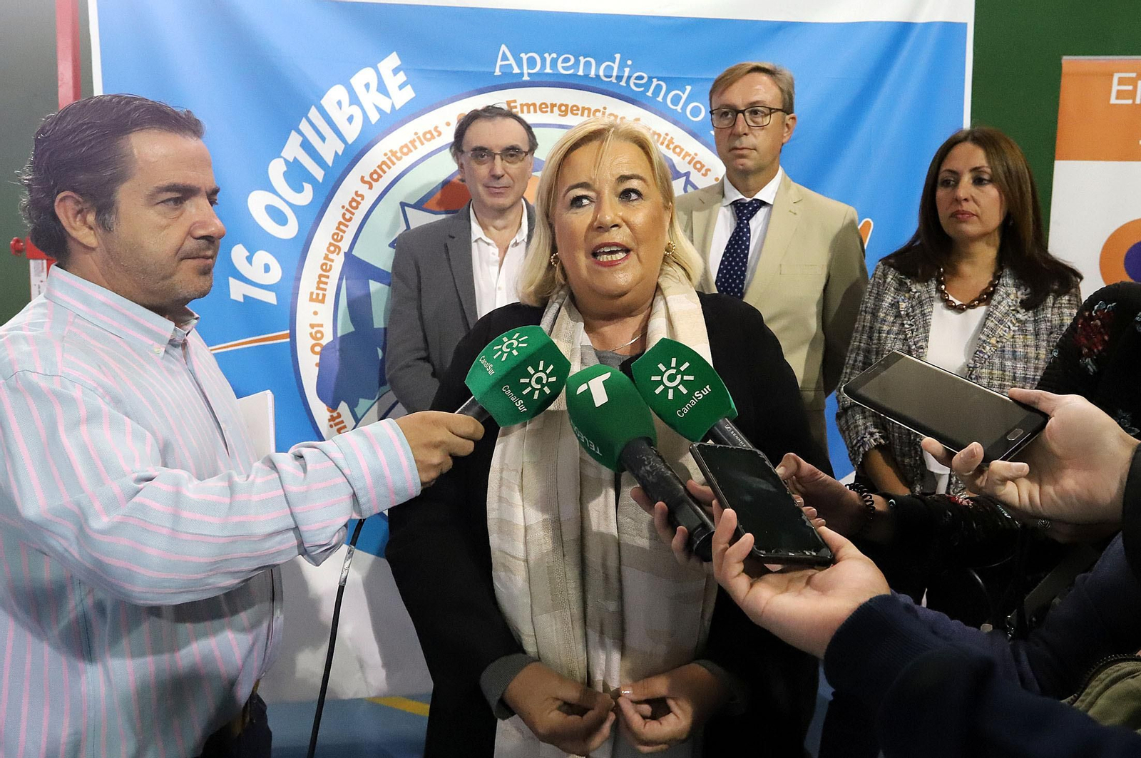 Imágenes de las jornadas de reanimación pulmonar en el IES Alto Conquero