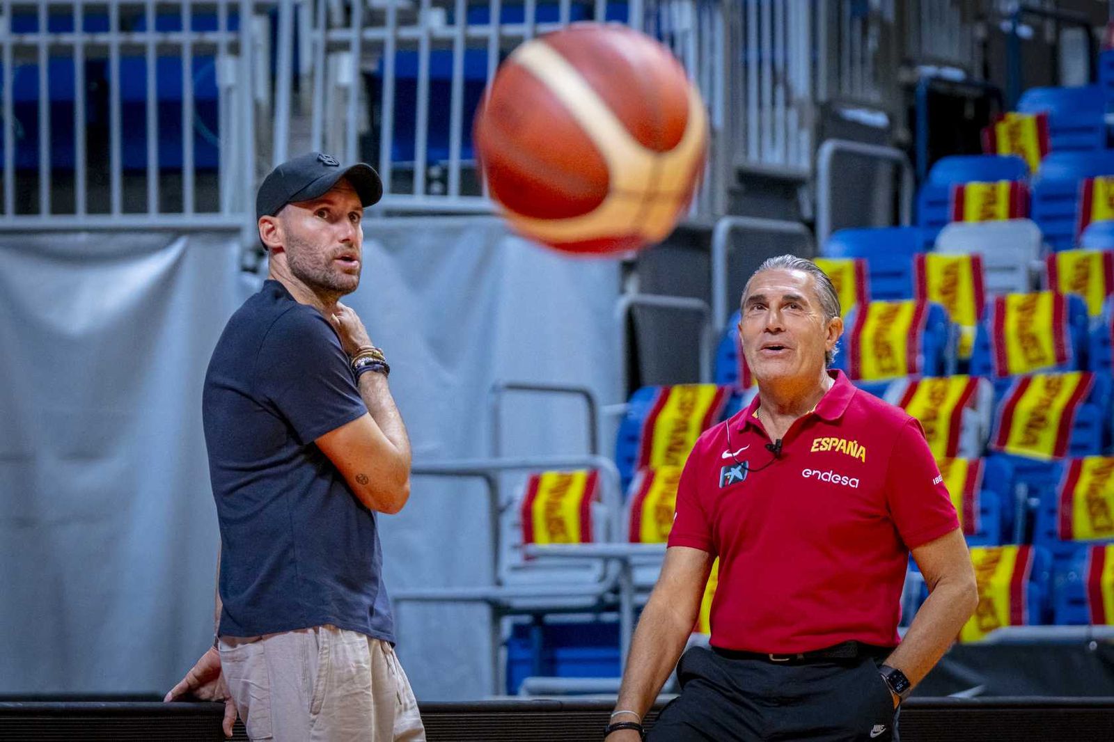 Rudy Fernández visita a España en Málaga