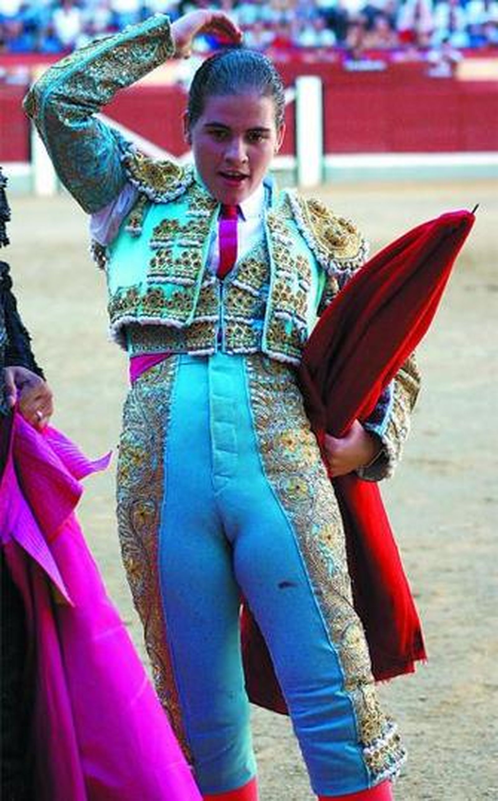 la jerezana Sandra Moscoso, matador de novillos-toros.