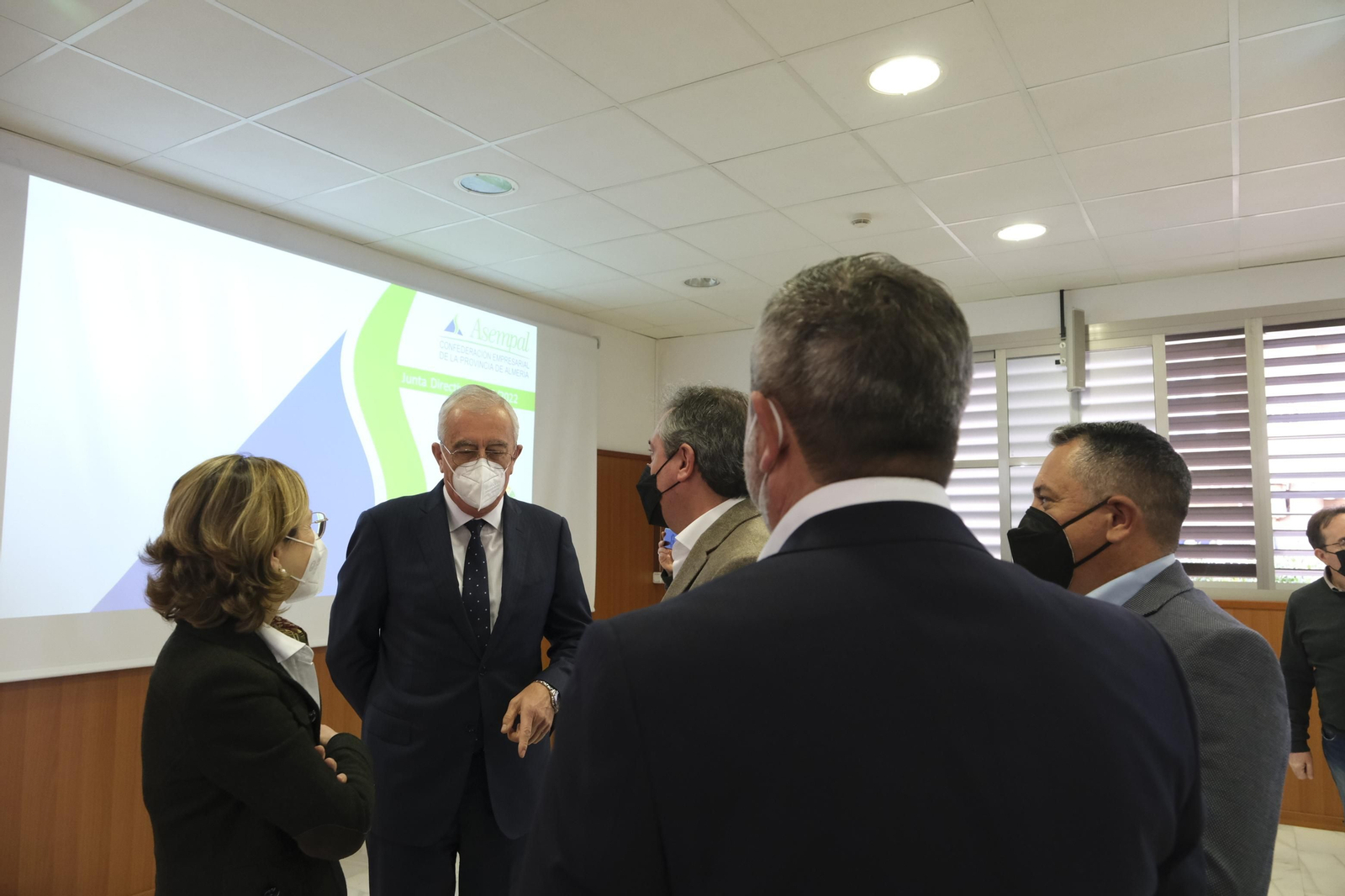 Imágenes de Juan Espadas, Secretario General del PSOE en Andalucía, en Almería.