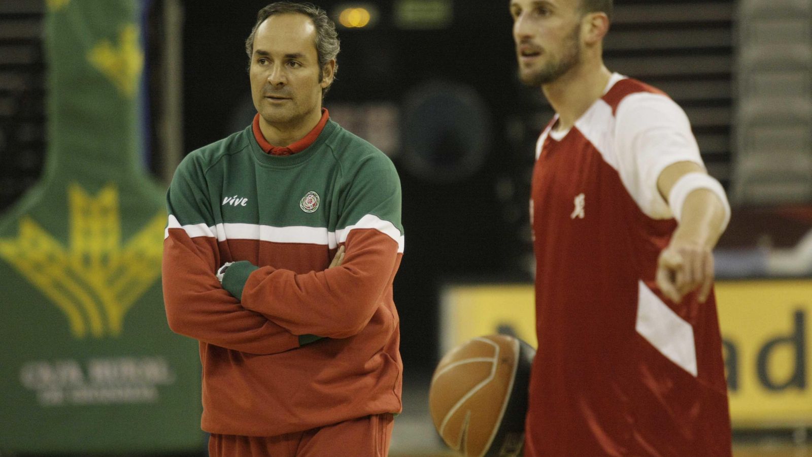Curro Segura, junto al argentino Nico Gianella, en su anterior etapa en Granada.