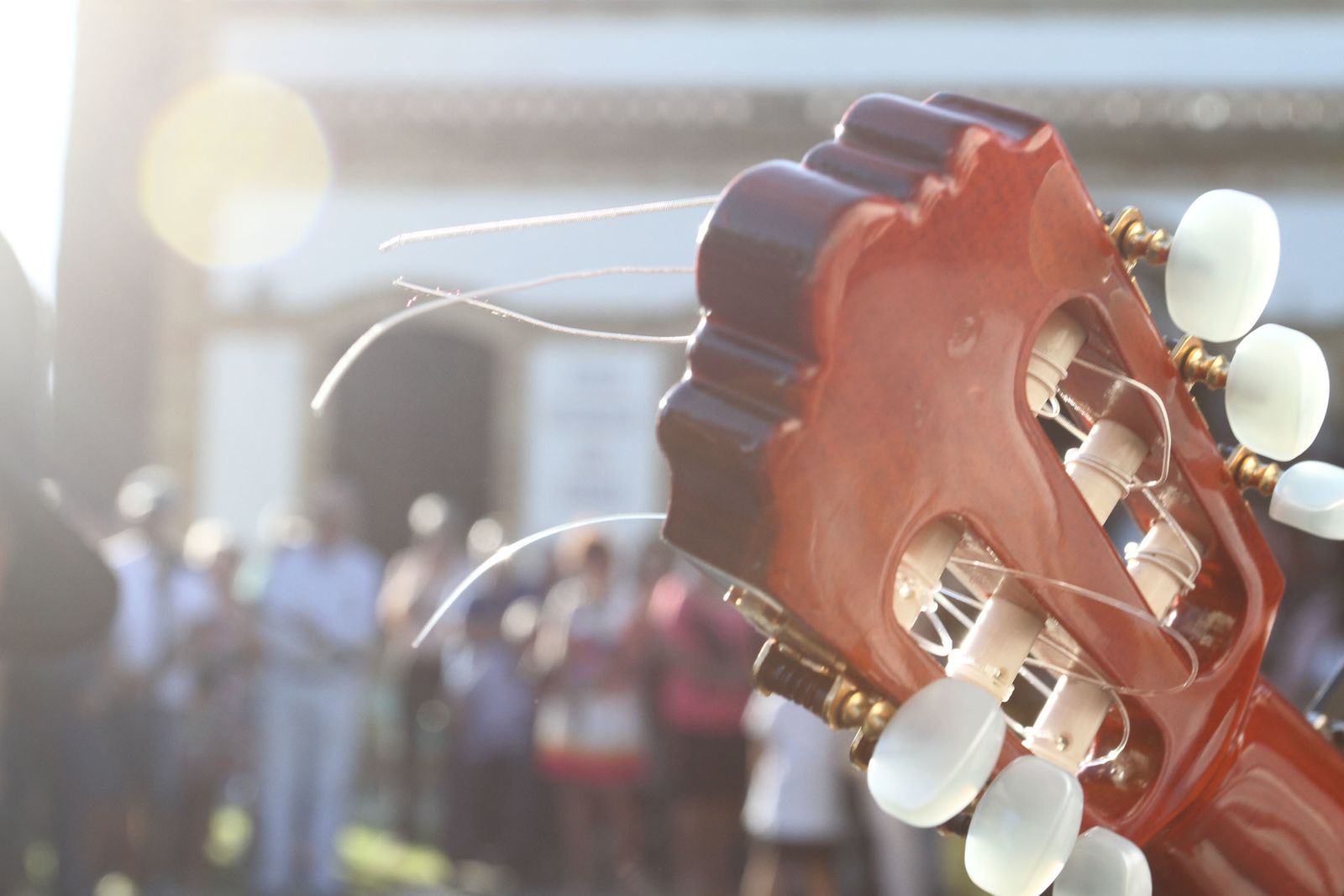 Inaguración del monumento al Niño Miguel.