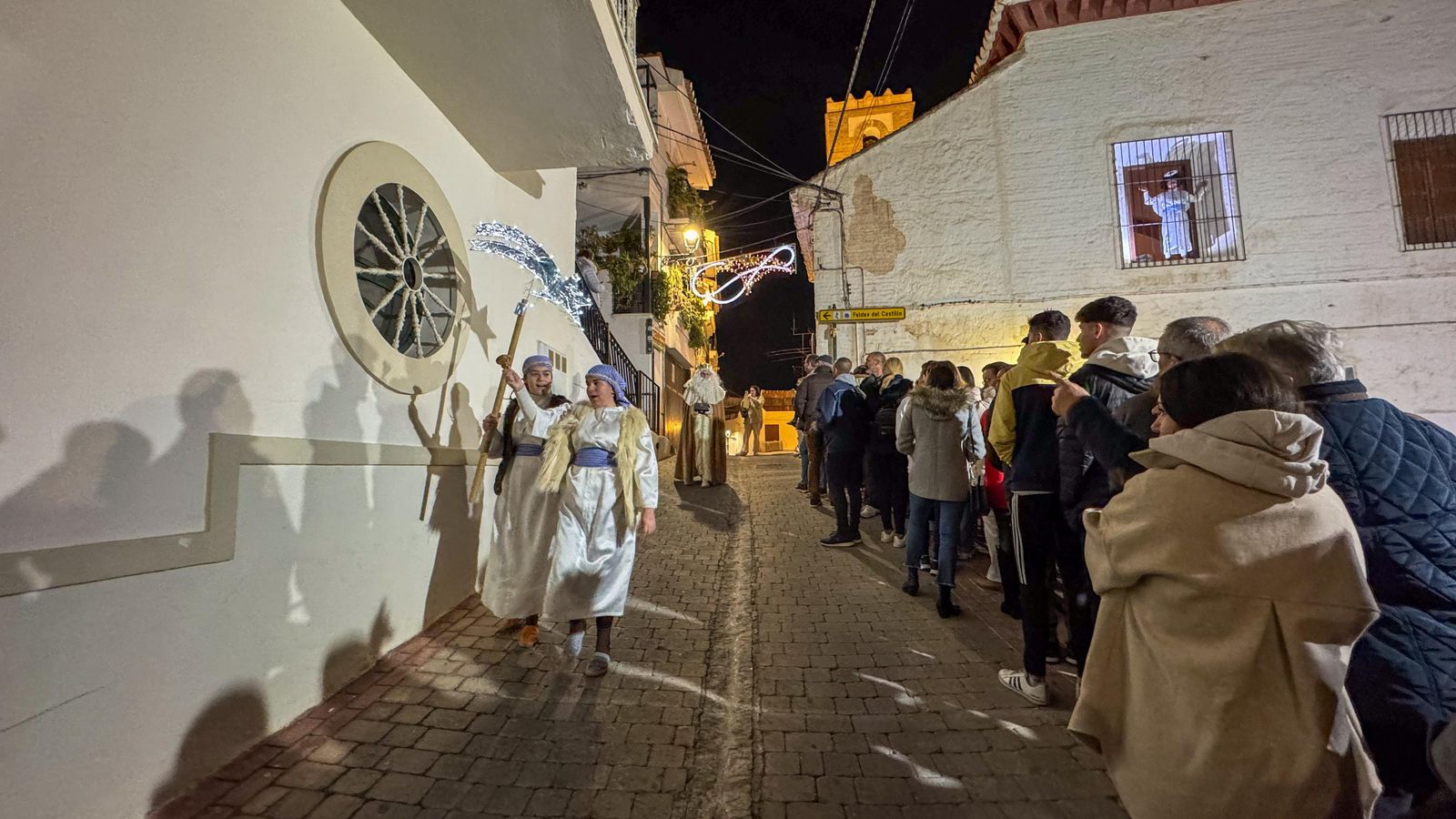 La Estrella de Belén marcando el camino a los Reyes Magos