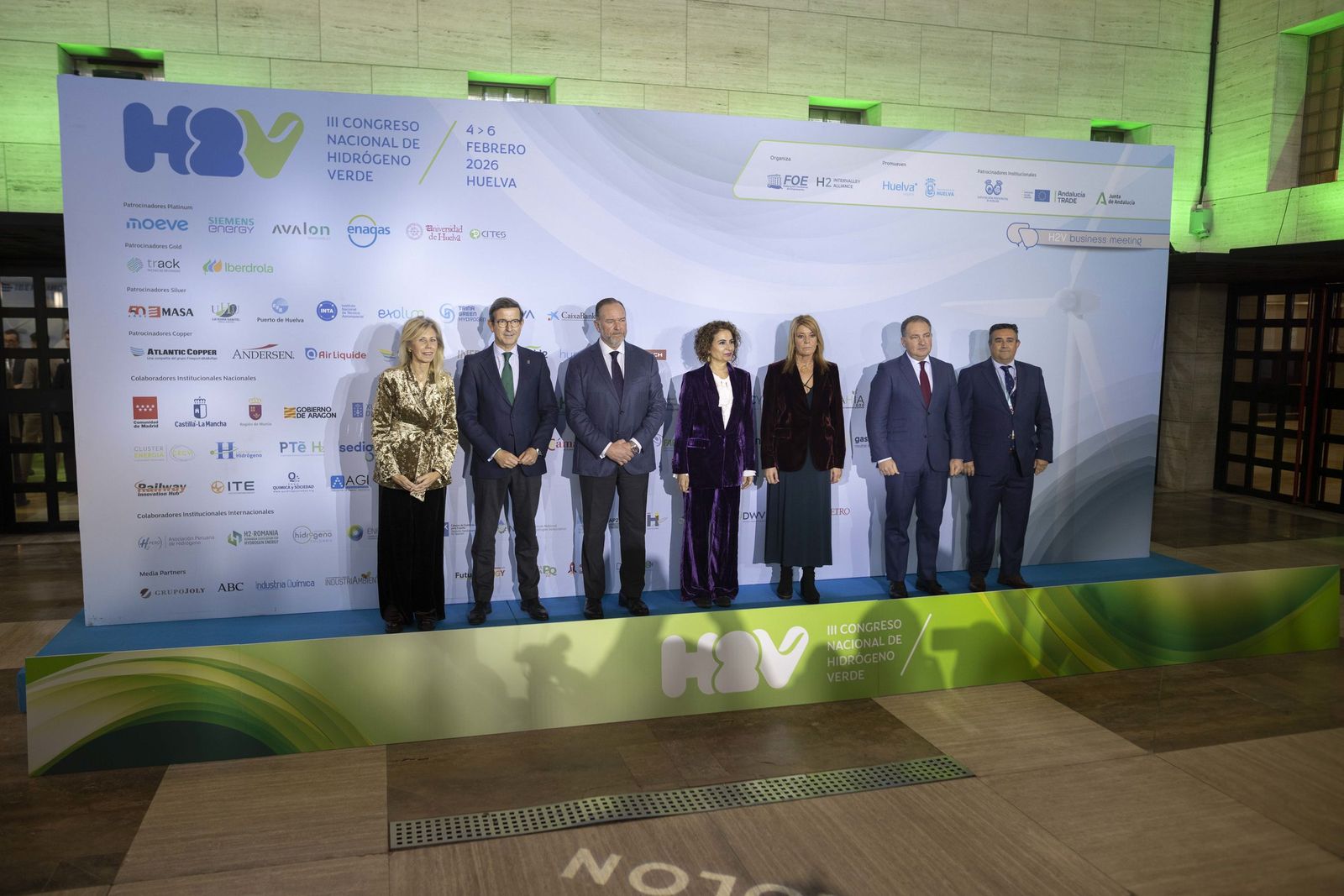 Autoridades de todas las administraciones respaldaron la clausura del III Congreso Nacional de Hidrógeno Verde.