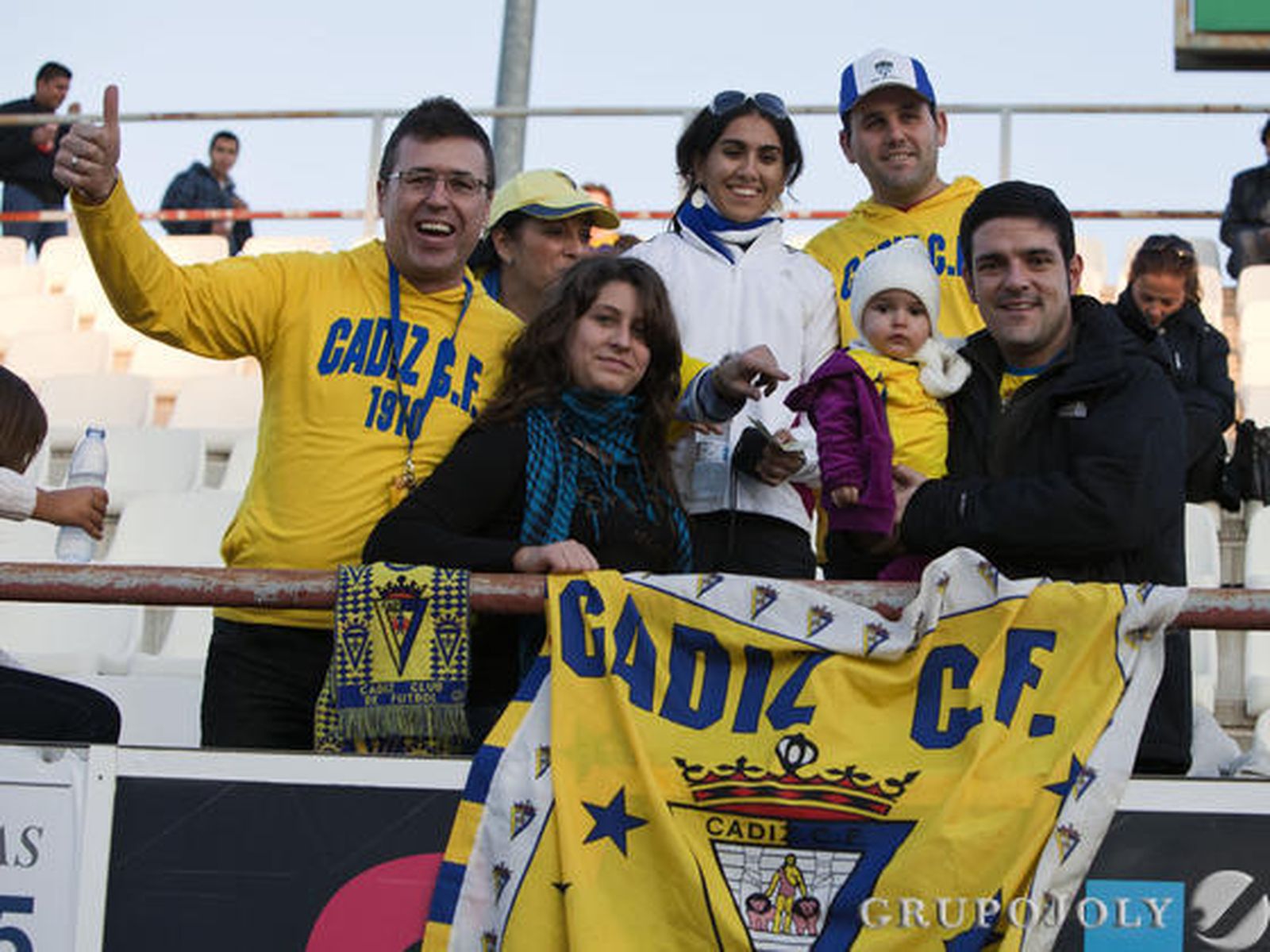 El Cádiz no estuvo solo en Lorca. 

Foto: Pascu Mendez (LOF)