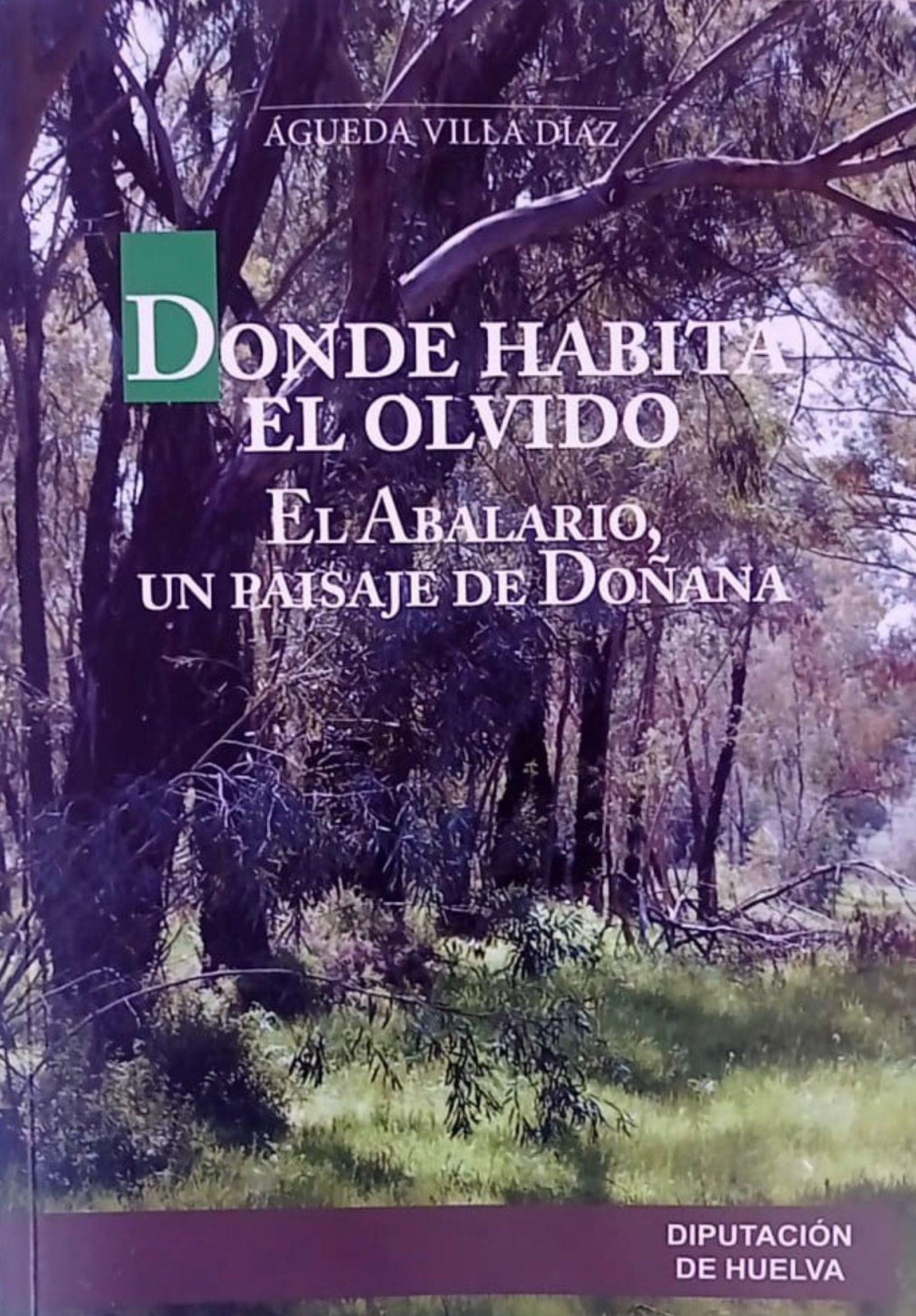 Portada del libro 'Donde habita el olvido. El Abalario, un paisaje de Doñana'.