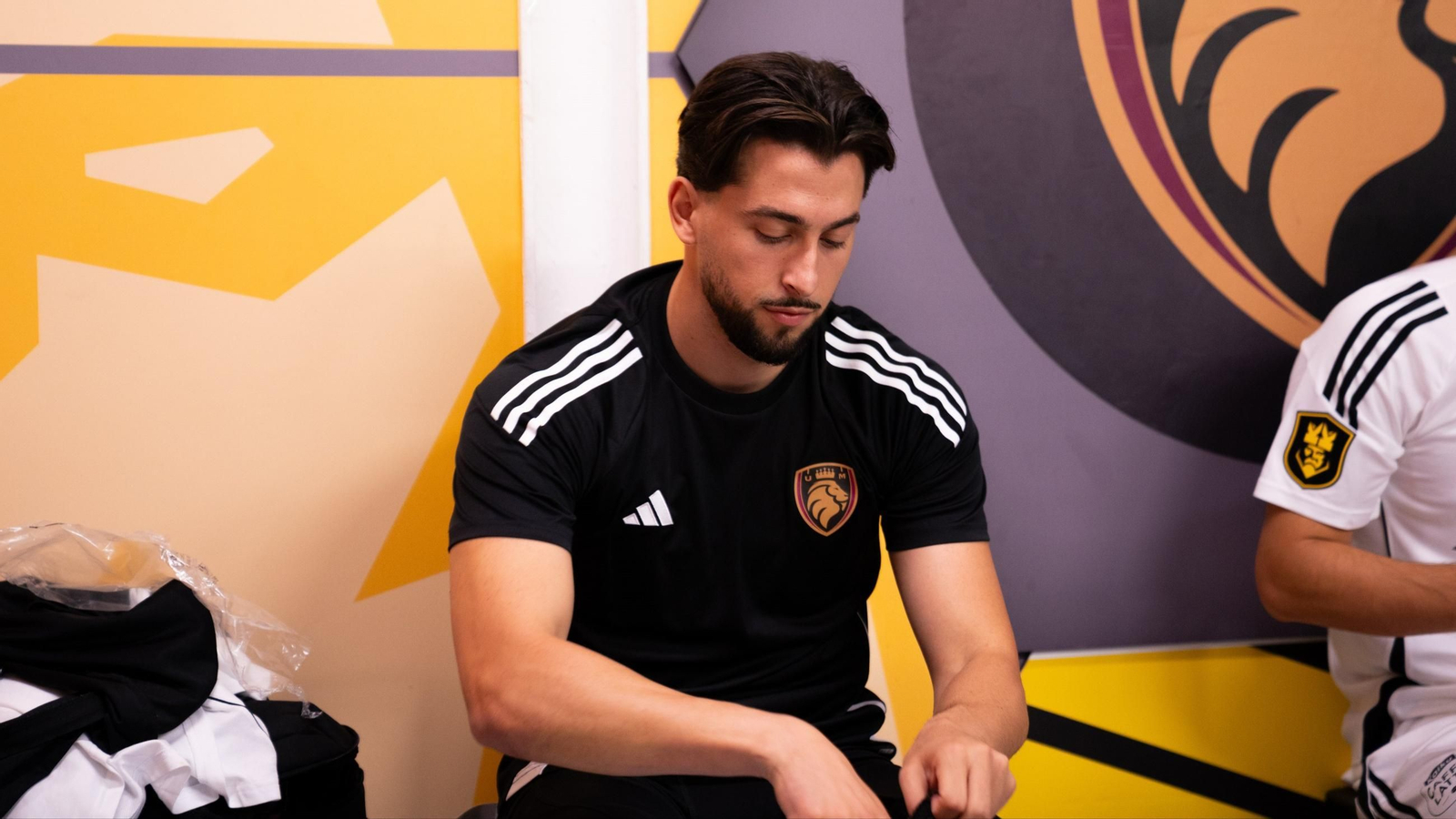 Lluis Tarrés, este pasado viernes en su estreno en la Kings League con Ultimate Móstoles.