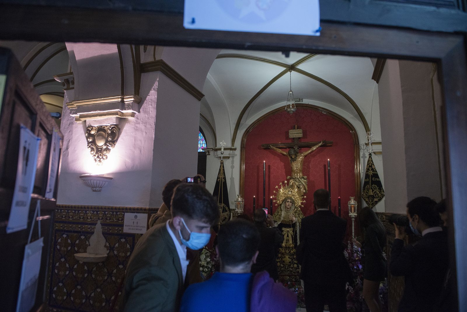 Viernes Santo en pandemia: La Soledad de San Buenaventura, en imágenes