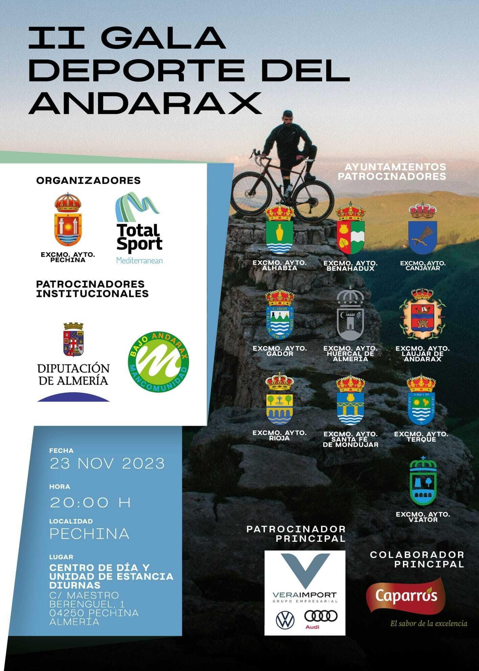 Cartel de los Premios Deporte del Andarax 2023