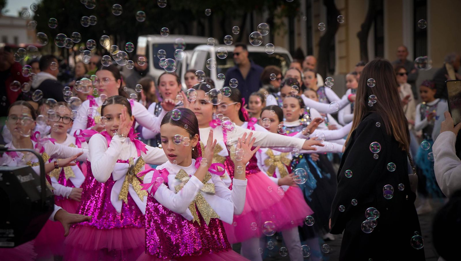 Imágenes del pasacalles Cascanueces en Jerez