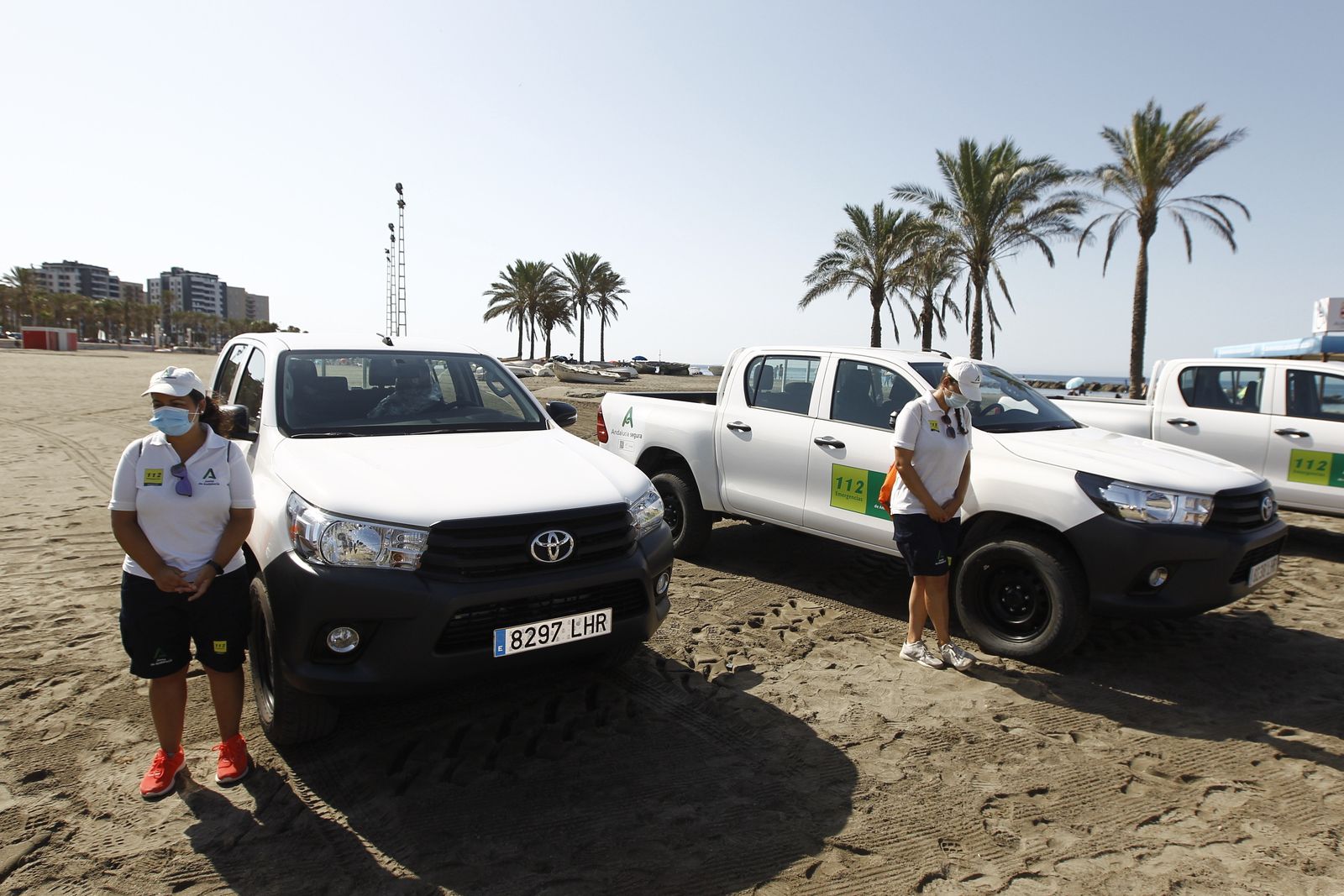 Presentación de vehículos para vigilancia de las playas. Almería