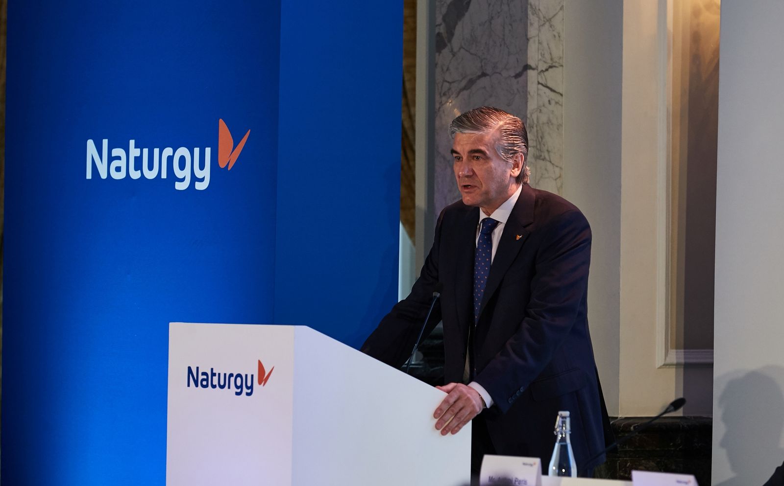Francisco Reynés, presidente de Naturgy, presenta en Londres el plan estratégico 2018-2022.