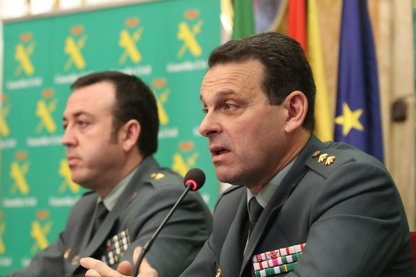 La rueda de prensa con datos de la Operación Nemo, en imágenes