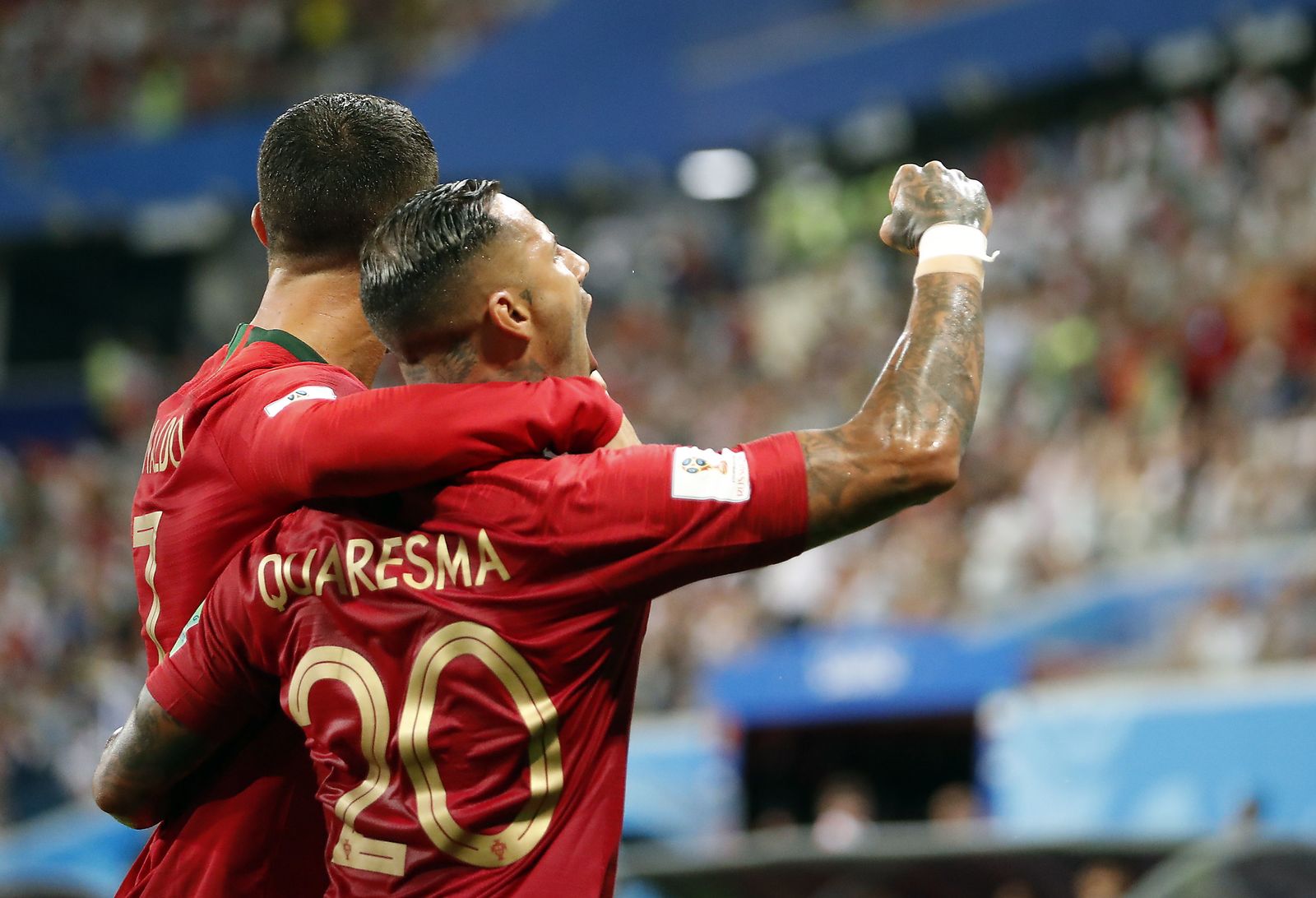 Las imágenes del Irán-Portugal