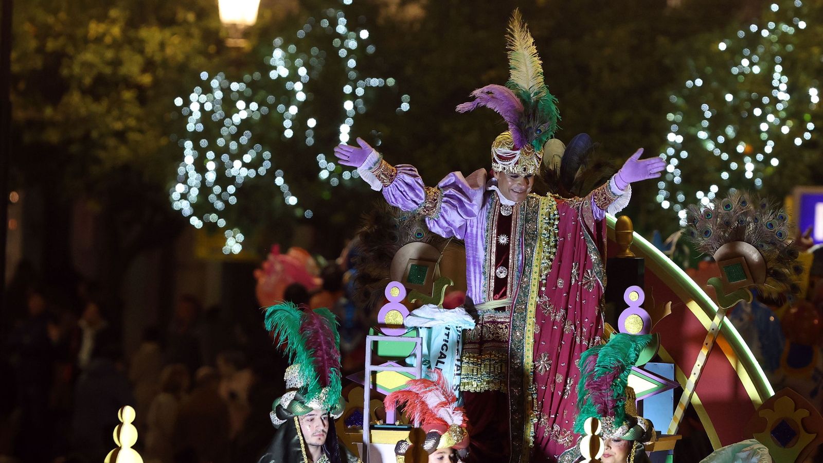 Imágenes de la cabalgata del Cartero Real de Jerez