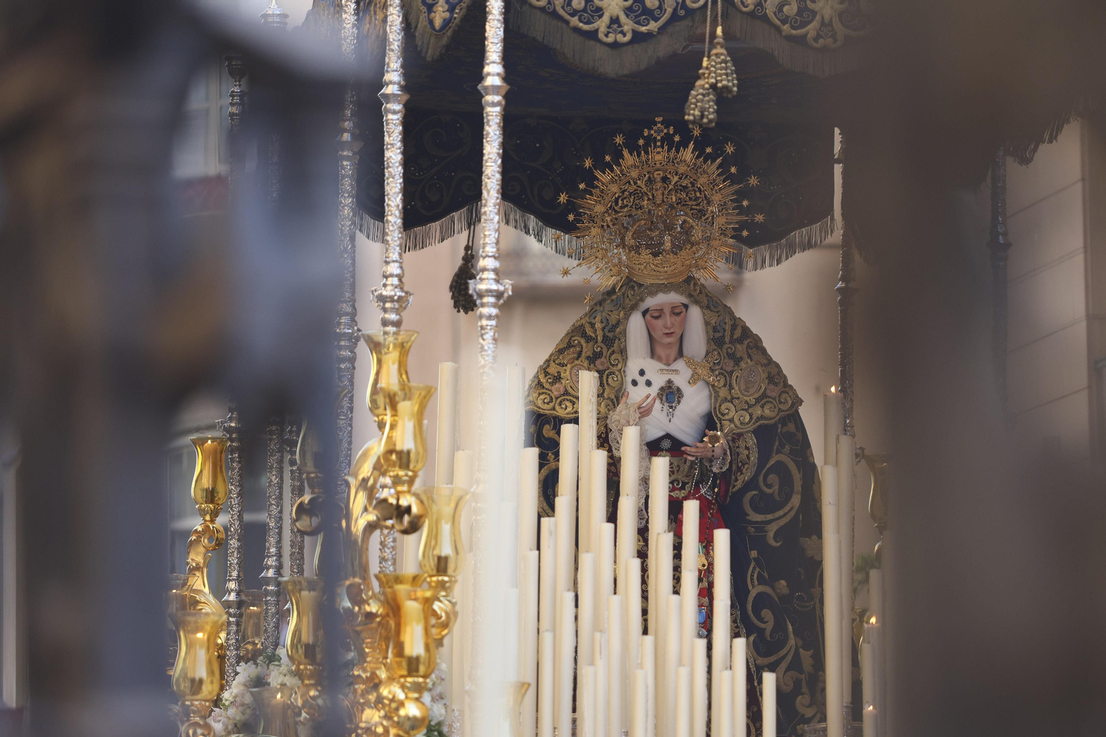 El Rico, en su procesión del Miércoles Santo en Málaga El Rico, en su procesión del Miércoles Santo en Málaga