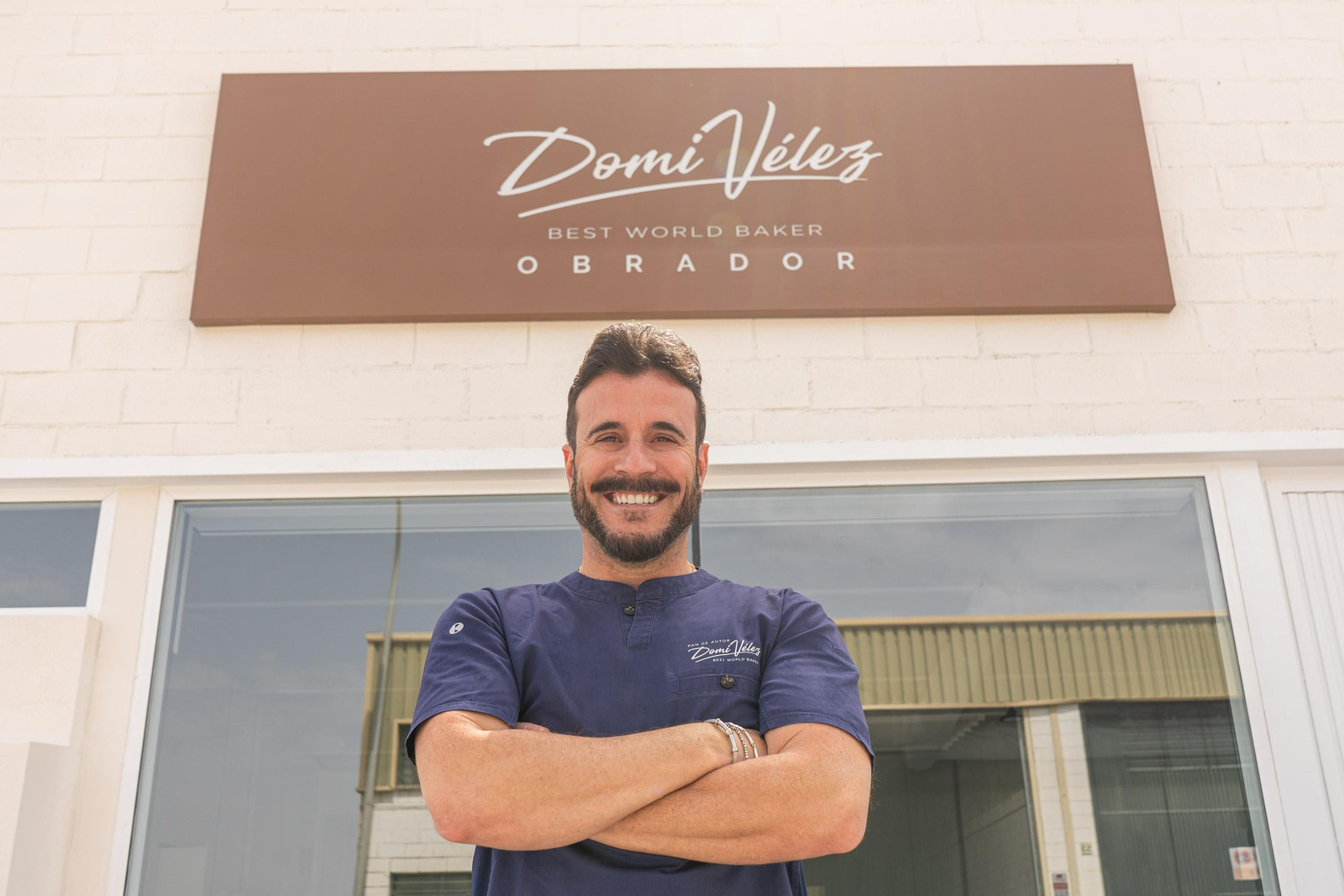 El panadero Domi Vélez