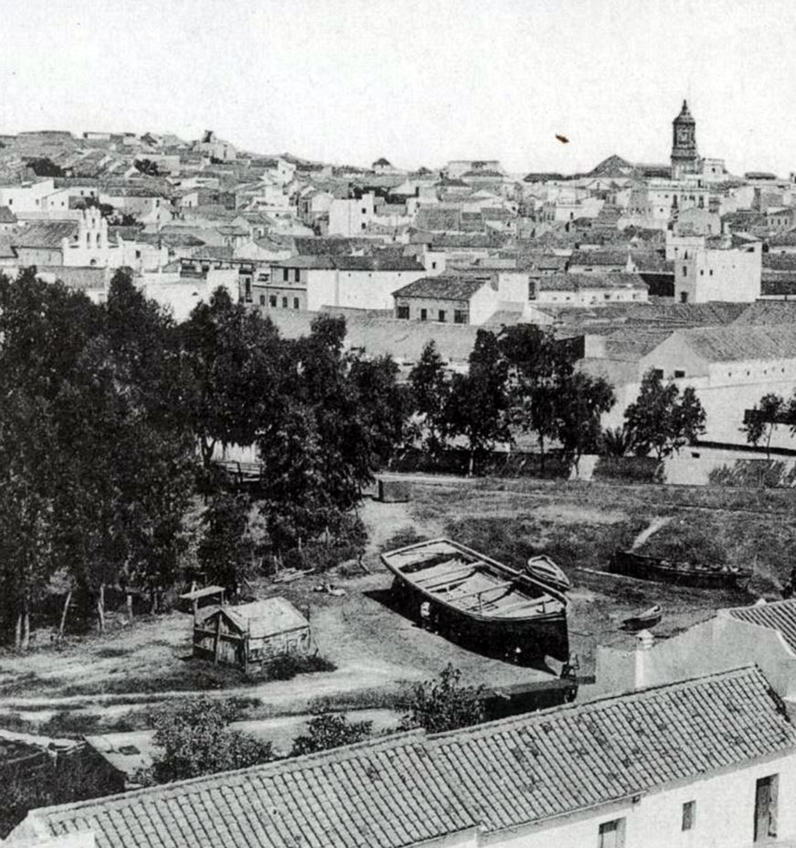 Una vista de la Algeciras de principios del siglo XX.