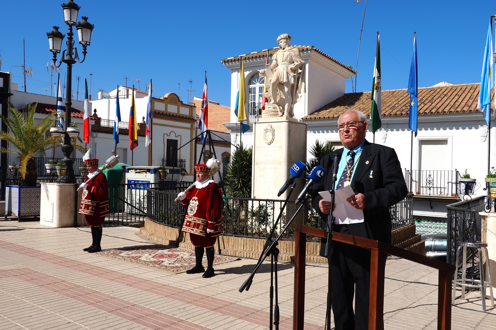 Actos de celebración del Día de la Hispanidad en Palos de la Frontera