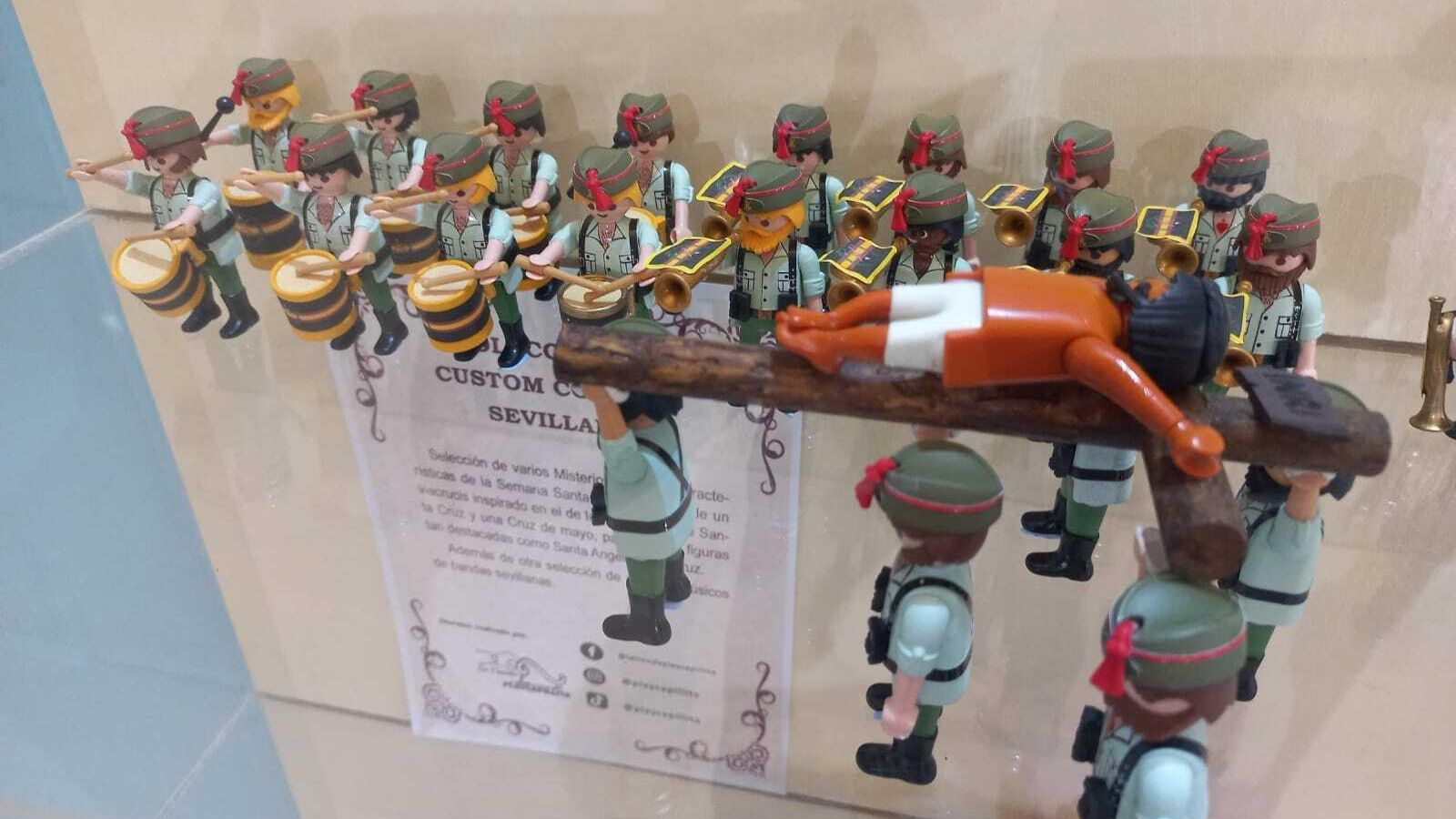 Legionarios, en la exposición de Playmobil