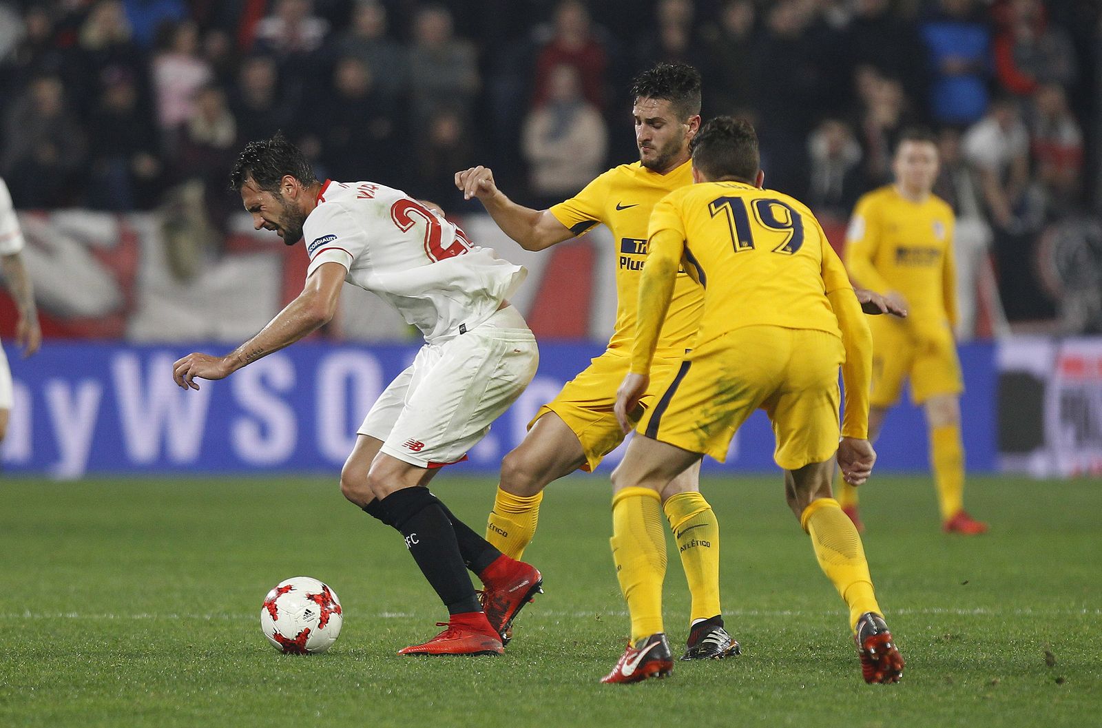 El Sevilla FC-Atlético de Madrid de Copa, en imágenes
