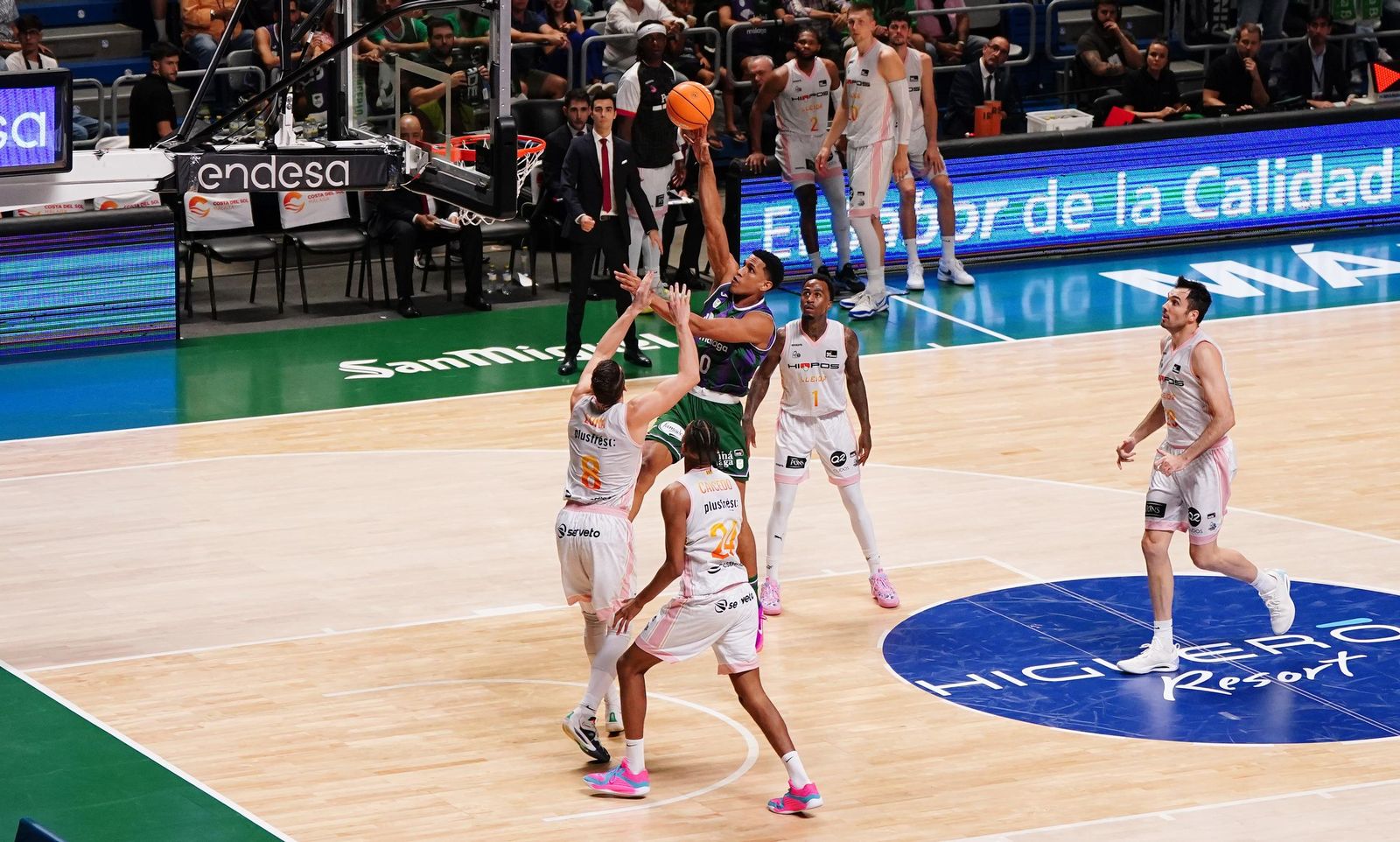 Las fotos del Unicaja-Hiopos Lleida