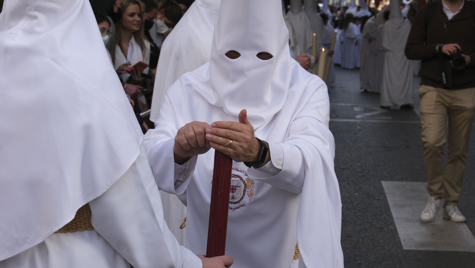 Fotogalería procesión de la Santa Cena. Semana Santa de Almería 2022.