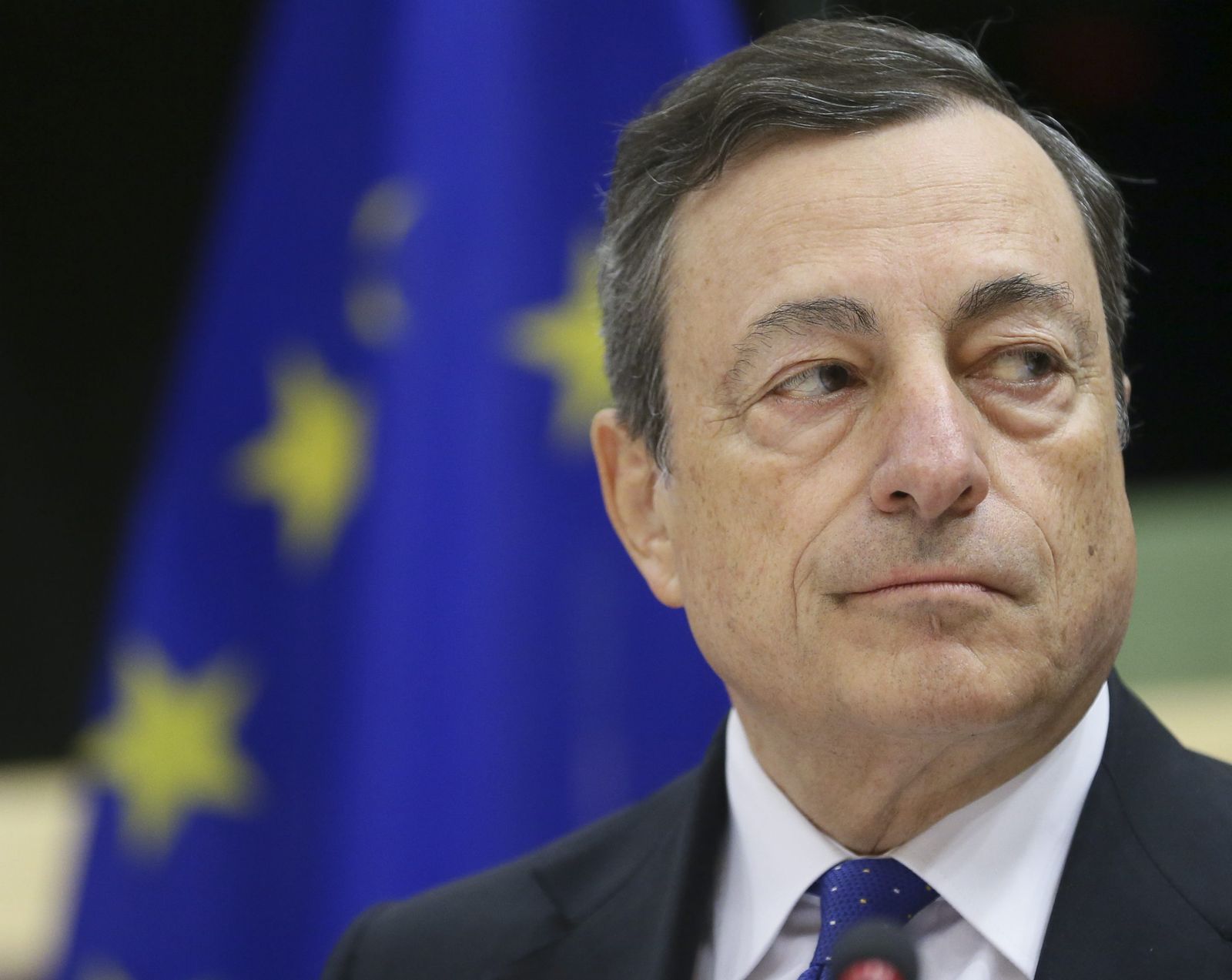 Mario Draghi, ayer.