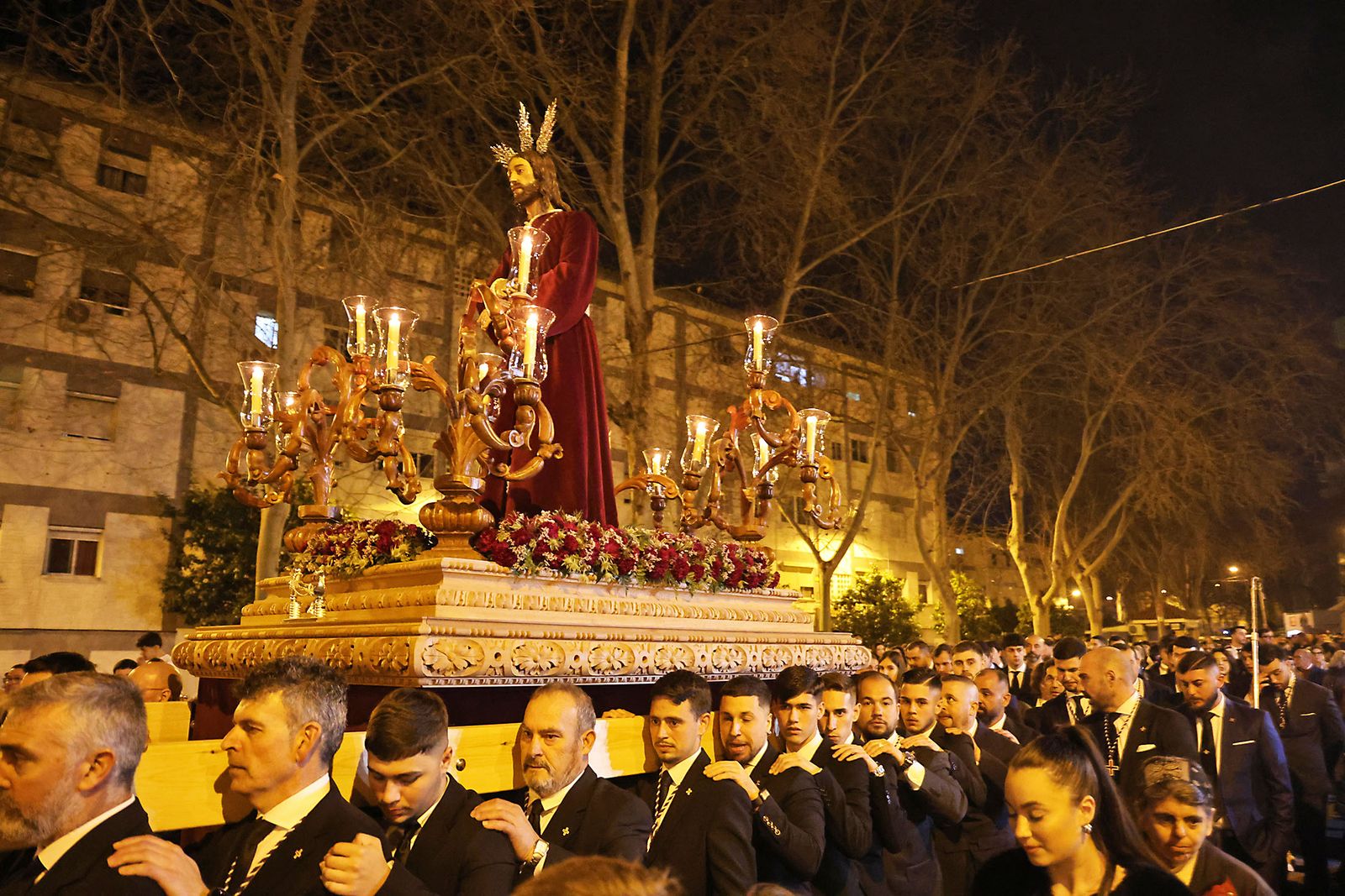 Las fotografías del traslado del Cristo del Cautivo por la Hispanidad