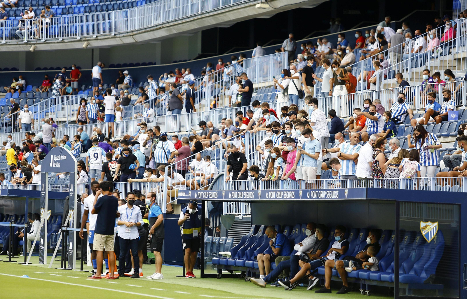 Las fotos de la victoria del Málaga CF ante el Fuenlabrada