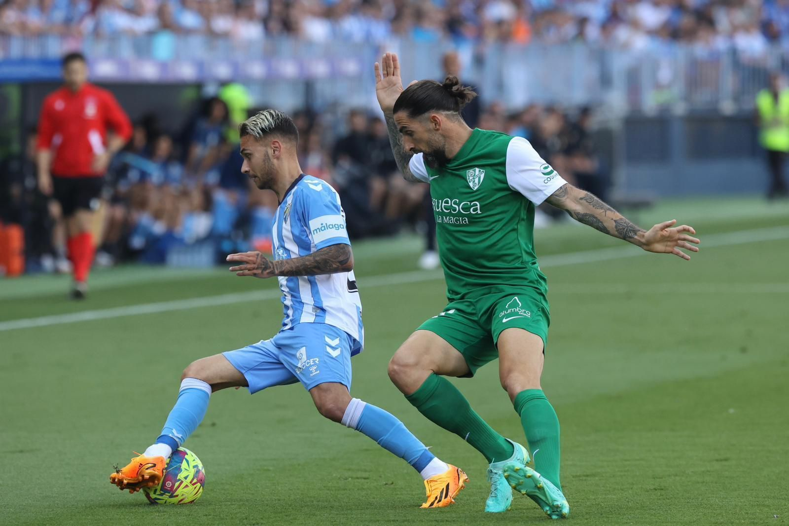 Las fotos del Málaga CF-Huesca