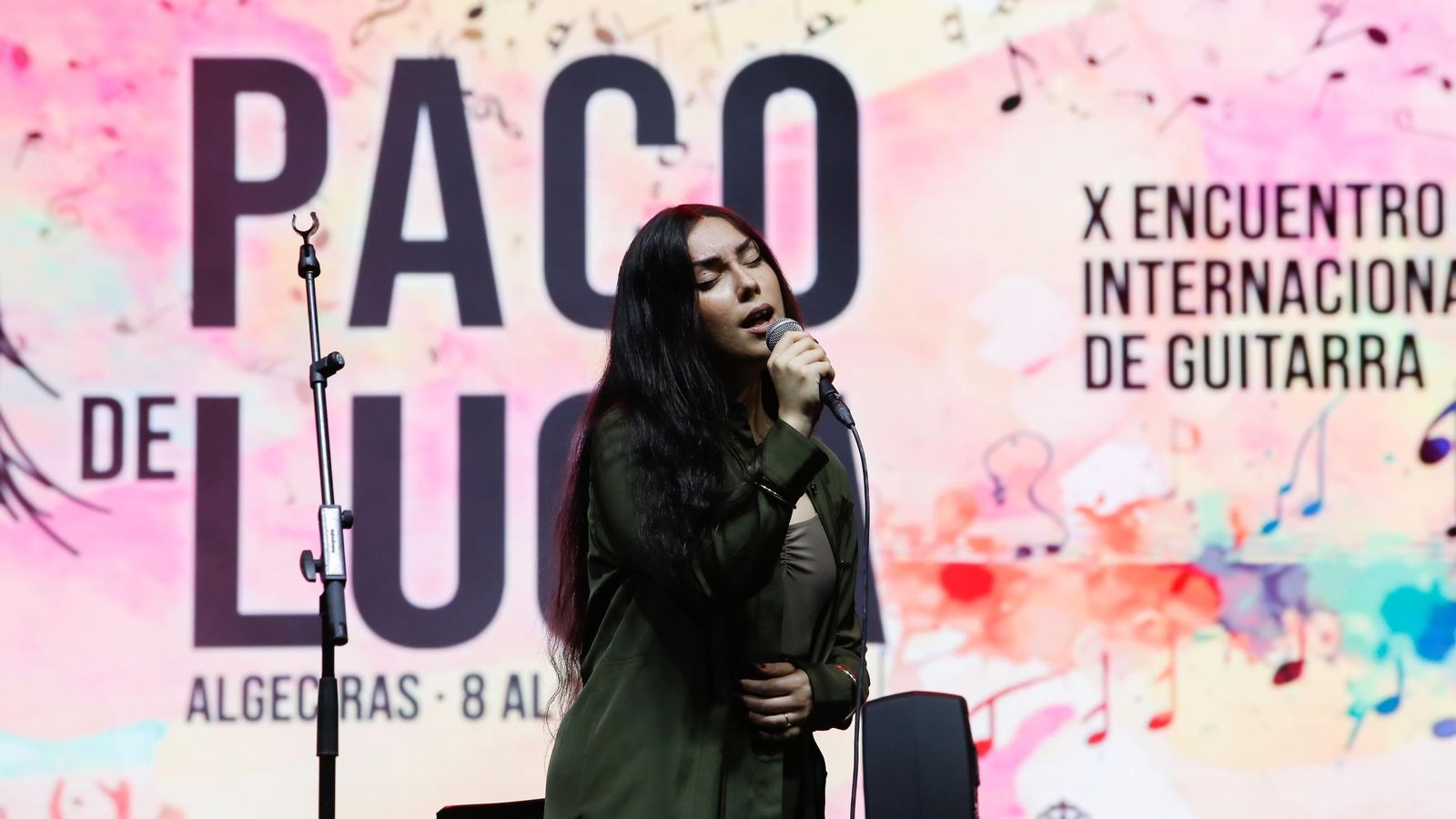 La actuación de Pastora Andrades.